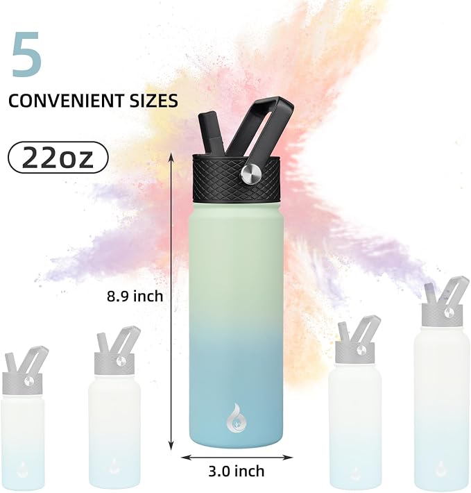 BJPKPK 22oz Insulated Water Bottle - Image 4