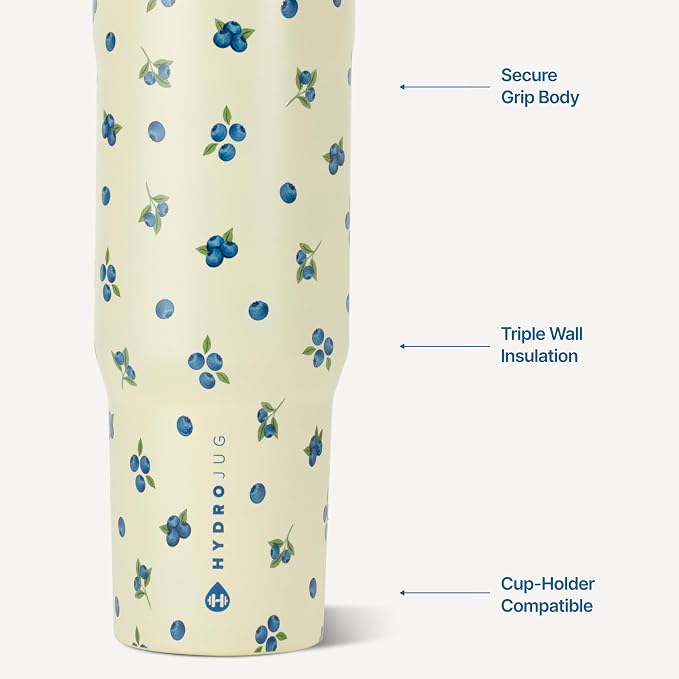 HydroJug Sport 40 oz Insulated Stainless Steel Water Bottle, Freshly Pick'd - Image 3