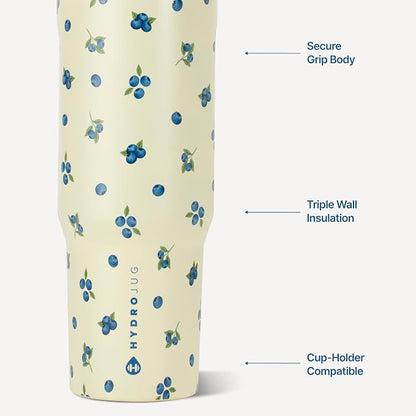 HydroJug Sport 40 oz Insulated Stainless Steel Water Bottle, Freshly Pick'd - Image 3