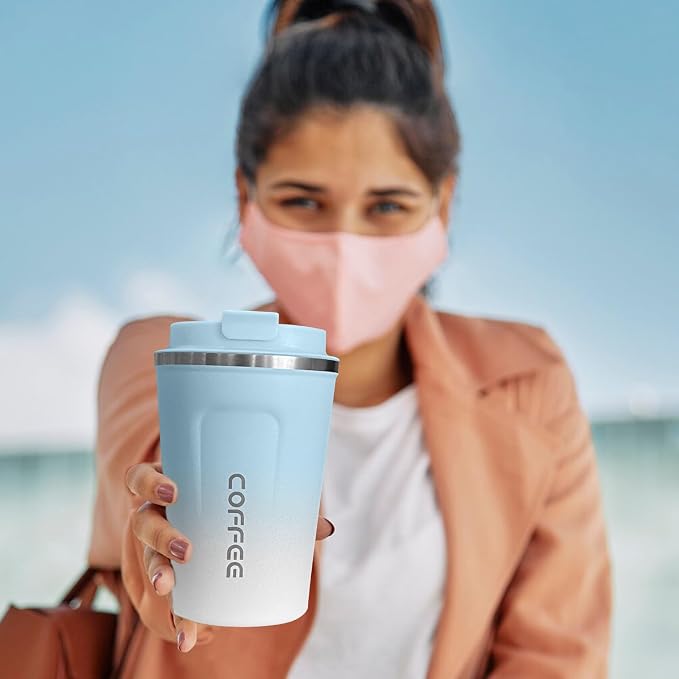 SPLMIFA Travel Coffee Mugs Leak-Proof, Reusable Coffee Cups - Image 6