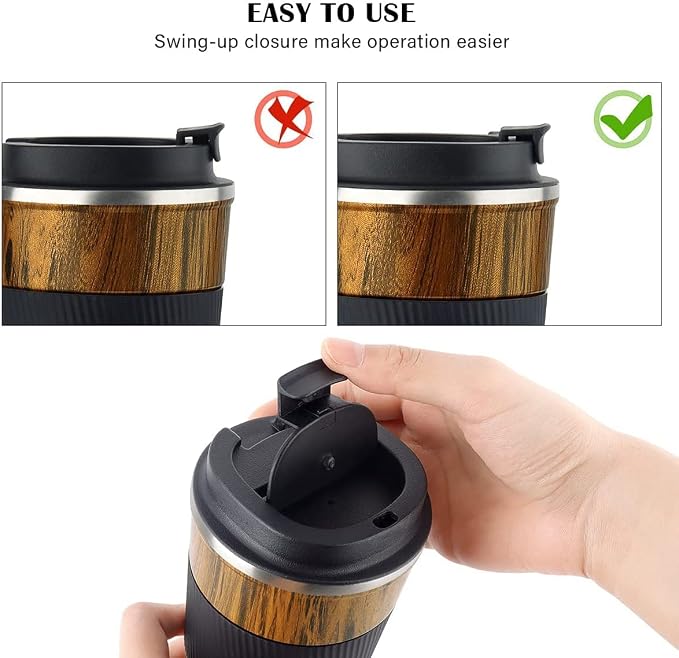 KETIEE Travel Mug, 12oz Insulated Coffee Cup - Image 7