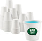 3 oz Bathroom Cups 200 Pack Small Paper Cups | Leak-Resistant Disposable Paper by CELLURA