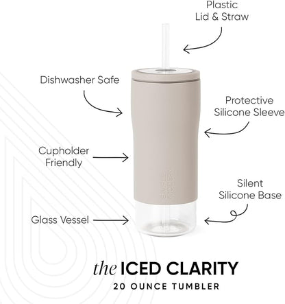 Simple Modern Glass Iced Coffee Cup - Image 2