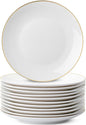 BTaT- White Dessert Plates by BrewToATea