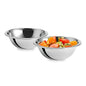 OCS Parts 0.75 Quart Mixing Bowls | Set of 2 | 7-Inch Stainless Steel Professional Grade Flat Base Mixing Bowls for Home and Commercial Kitchens | Dishwasher Safe