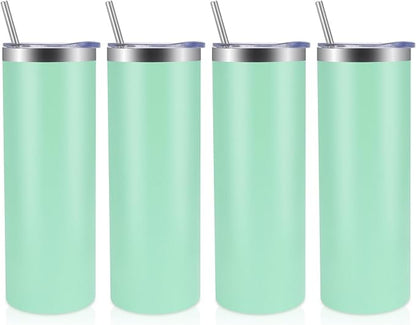 Volhoply 4 Pack Skinny Tumblers by LiveFully%EF%BC%8CDrinkFreely%E2%80%94KeepGoingwithVolhoply%EF%BC%81