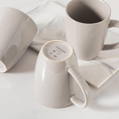 vancasso PLAYA Ceramic Coffee Mug Set of 6, 12 Oz Tea Cups - Image 7