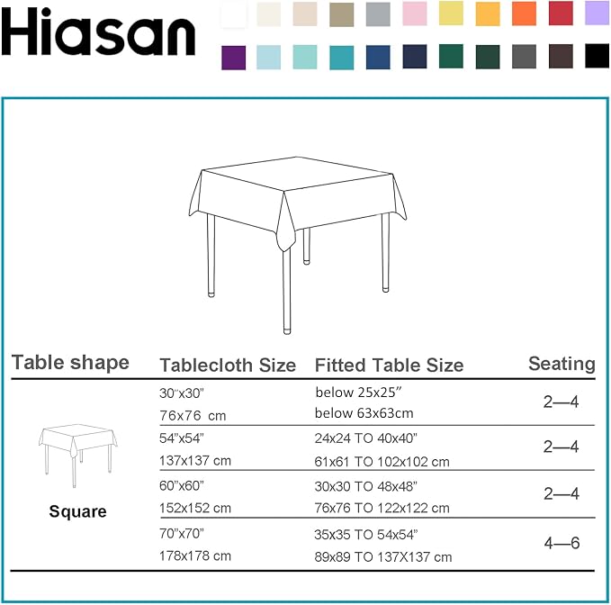 Checkered Square Tablecloth - Image 3