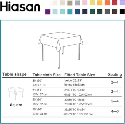 Checkered Tablecloth Square, 30 x 30 Inch - Image 5