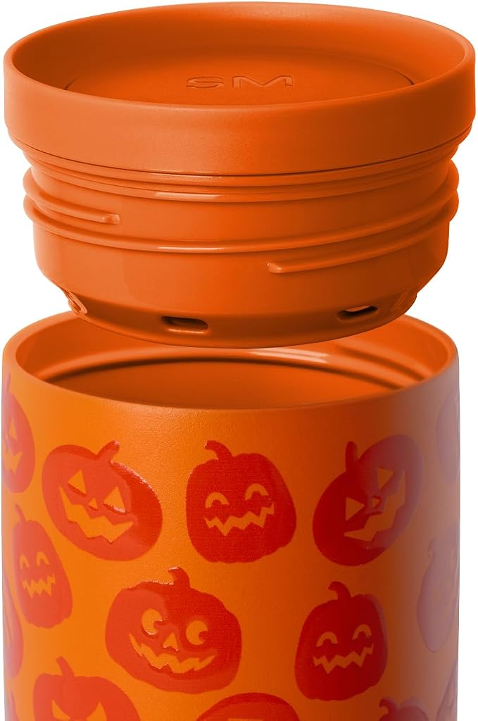 Simple Modern Halloween Travel Coffee Mug 360° Lid | 16oz | White | Voyager - Image 4