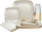" OCCASIONS " 200pcs set-Wedding Party Disposable Plastic Plate Set -25 x 10'' by OCCASIONSFINESTPLASTICTABLEWARE
