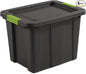 Sterilite 6-Pack Multipurpose Storage Bins with Latching Lids, Heavy Duty Tote Bins, 18 Gallon, Flat Gray – Stackable Plastic Storage Container Tubs