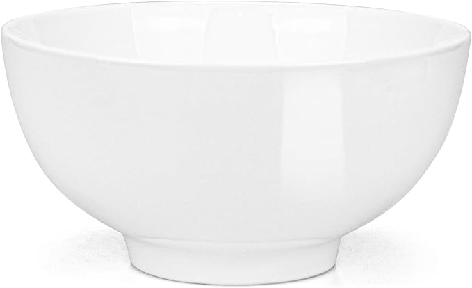 Foraineam 12 Pack 10 Ounces Porcelain Small Bowl Set White Round Bowls - Image 2