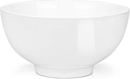 Foraineam 12 Pack 10 Ounces Porcelain Small Bowl Set White Round Bowls - Image 2