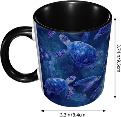 Sea Turtle Coffee Mug 11 Ounce Mugs Ceramic Tea Cup Drinking Water Cups | - Image 3