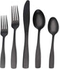 O.C.E. Matte Black Silverware Set, O.C.E. Satin Finish 30-Piece Stainless Steel by OCEExquisitesilverware