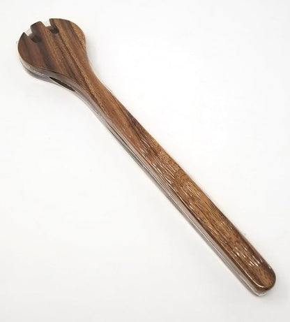 Lipper International Acacia Round Salad Servers, One Pair - Image 3