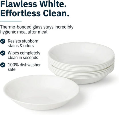 Corelle Vitrelle 6-Piece Bowl Set Triple Layer Glass and Chip Resistant - Image 6