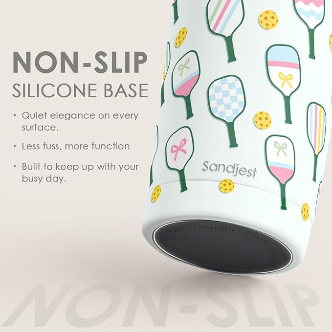 SANDJEST Pickleball Tumbler 20oz, Stainless Steel Travel Cup - Image 4