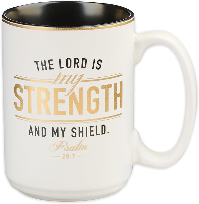Christian Art Gifts Large Ceramic Encouraging Scripture Coffee and Tea Mug by ChristianArtGifts