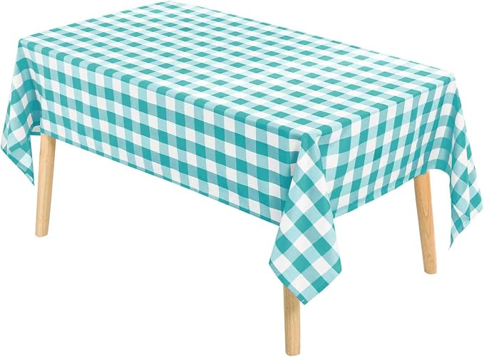 Checkered Tablecloth Rectangle, 30 x 60 Inch - Image 2