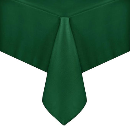 sancua Rectangle Tablecloth - 54 x 120 Inch - Stain and Wrinkle Resistant Washable Polyester Table Cloth, Decorative Fabric Table Cover for Dining Tables, Buffet Parties and Christmas, Hunter Green