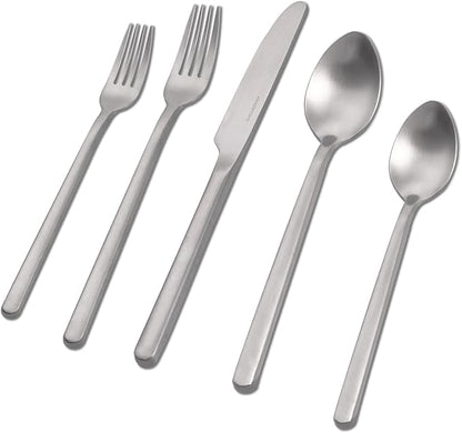 Silverware Set, 20 Piece Flatware Cutlery Set by KINGSTONE
