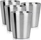 Beasea Stainless Steel Cups 8.8 oz, 4 Pack Small Stainless Steel Tumbler Bulk by Beasea