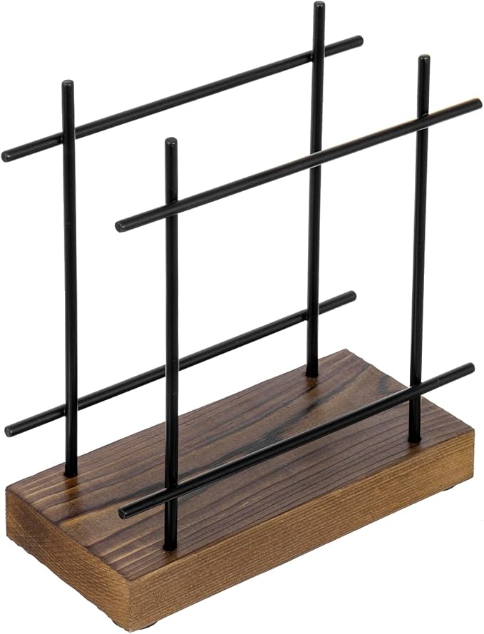 MyGift Matte Black Napkin Holders - Image 6