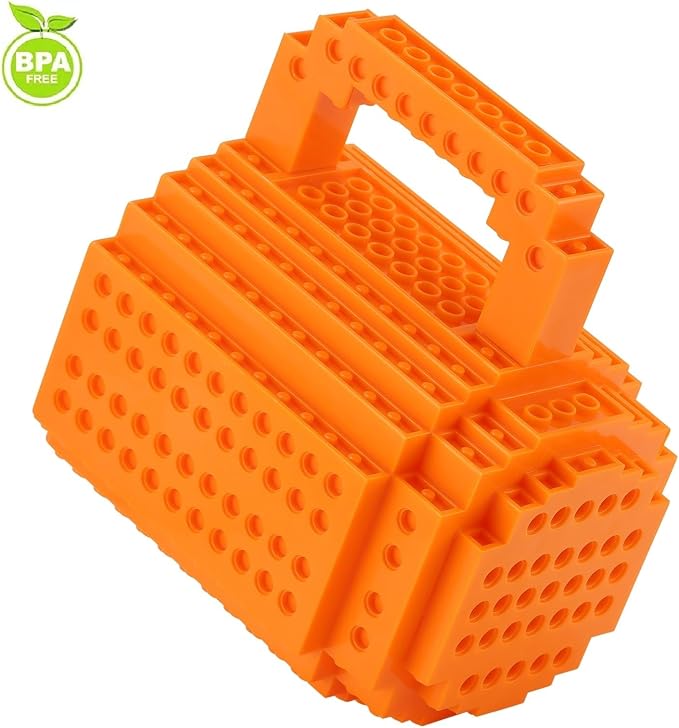 DEEXITO Build on Brick Coffee Mugs, Creative DIY Kids Party Cups - Image 3