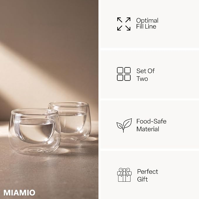 MIAMIO - Coffee Glasses/Double-Walled Glasses Set - Lagoa | Double-walled - Image 7