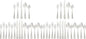 Amazon Basics Silverware Set, Stainless Steel Flatware, Dishwasher Safe by AmazonBasics