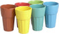 Multicolor Ceramic Kulhad Tea Cups Set of 6, Handmade Chai Cups | Desi Kulhad by Serv-o-Best