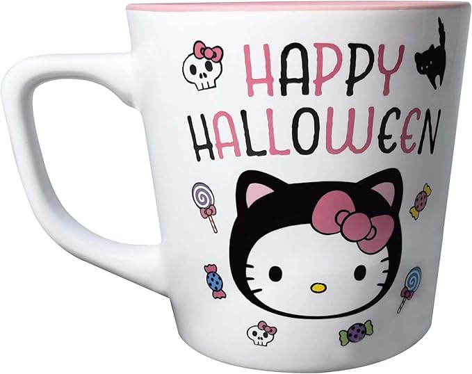 Silver Buffalo Sanrio Hello Kitty Halloween Witch, Ceramic Mug, 17.5oz | 0.52 by SilverBuffalo