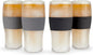 HOST Freeze Beer Glasses, 16 ounce Freezer Gel Chiller Double Wall Plastic by HOST
