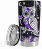 SANDJEST Owl Tumbler 20oz Jewelry Drawings Stainless Steel Insulated Tumblers by SANDJEST