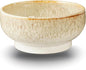 Extra Large Salad Bowl,Decorative Fruit Bowl,Kitchen Ceramic Bowl for Fruit & Salad,120 oz Footed Serving Bowl for Entertaining (tan color)