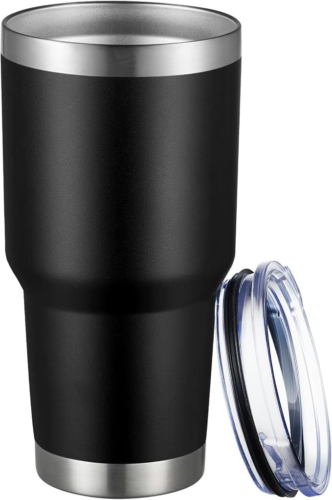 MEWAY 30oz Tumbler Double Wall Vacuum Insulated Travel Mug, Stainless Steel by MEWAY
