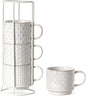 LE TAUCI Stackable Coffee Mugs Set by LETAUCI