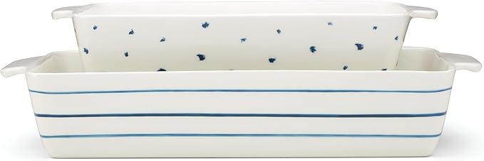 Lenox Blue Bay Dinnerware & Serveware Collection, Porcelain Tableware, by Lenox