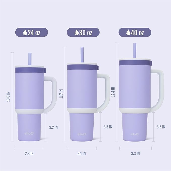 Ello Oasis 24oz Insulated Stainless Steel Tumbler - Image 8