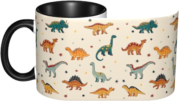 Dinosaur Coffee Mug 11 Ounce Mugs Ceramic Tea Cup Drinking Water Cups | Novelty - Image 4