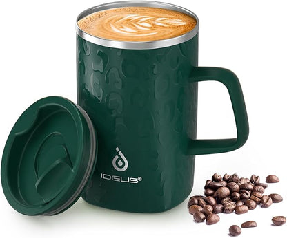 Ideus 16oz Insulated Stainless Steel Coffee Mug by IDEUS
