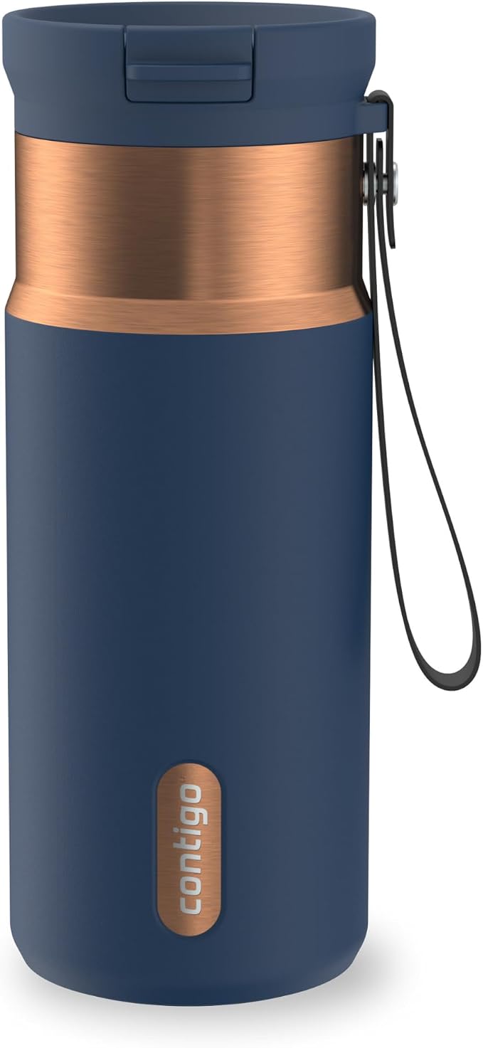 Contigo SnapSeal 16 oz Stainless Steel Vacuum-Insulated Water Bottle by Unknown