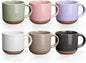 Gencywe® Morandi Color Ceramic Mini Espresso Cups Set of 6, 5 oz Expresso Mugs by Gencywe