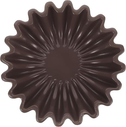 Decorative Wavy Edge Bowl 6-inch Black Fruit Bowl Jewelry Storage Organizer Snack and Key Holder for Living Room Tabletop Display
