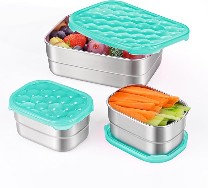 Small Stainless Steel Lunch Containers by Tanjiae