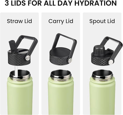 Konokyo 32 oz Insulated Stainless Steel Water Bottle - Image 4