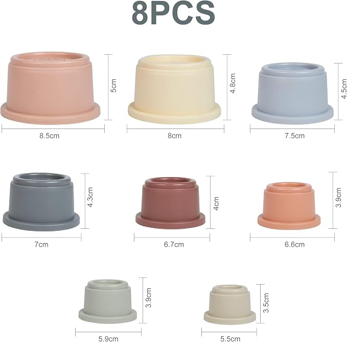Baby Stacking Cup Toy - Image 4