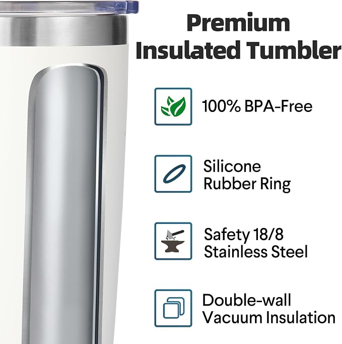 Volhoply 20oz Stainless Steel Tumbler - Image 3